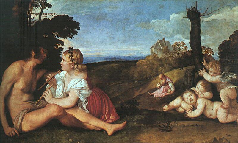  Titian The Three Ages of Man china oil painting image